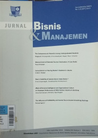 Jurnal Bisnis dn Manajeman Sep2016 vol.17/no.2