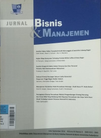 Jurnal Bisnis dan Manajeman Sep2014 vol.15/no.2