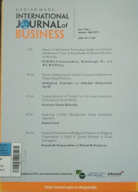 Image of Gadjah Mada Internatonal Journal Of Business Jan-Apr2015 vol.17/no.1