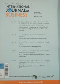 Gadjah Mada International Journal Of Business May-Sep2016 vol.18/no.2