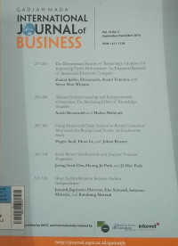 Gadjah Mada International Jurnal Of Business Sep-Des2016 vol.18/no.3