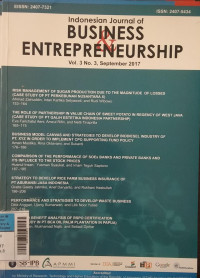 Jurnal indonesia journal of BUSINESS & ENTERPRENEURSHIP VOL.3 NO 3 september 2017