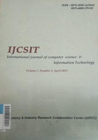 Image of Jurnal International Journal of Computer Science & Information Technology Apr2015 Vol.7/No.2