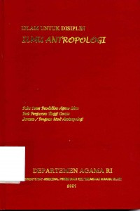 ISLAM  UNTUK DISIPLIN ILMU ANTROPOLOGI