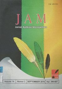 Jurnal Aplikasi Manajeman  Sep2016 vol.14/no.3