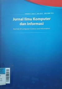 Image of Jurnal Ilmu Komputer dan Informasi JUN 2015 Vol.8/No.2