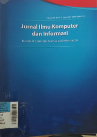 Image of JURNAL Ilmu Komputer dan InformasiI JUN2017 Vol.10/No.2