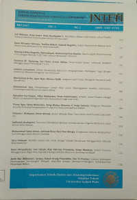 Image of JURNAL NASIONAL TEKNIK ELEKTRO DAN TEKNOLOGI INFORMASI VOL.6 NO.2 MEI 2017