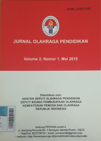 Jurnal Olahraga Pendidikan   Mei2015 Vol.2/No.1