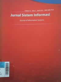 Jurnal Sistem Informasi April2016 Vol.12/No.1