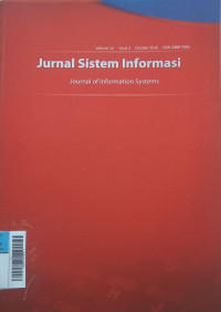 Jurnal Sistem Informasi Oct2016 Vol.12/No.2