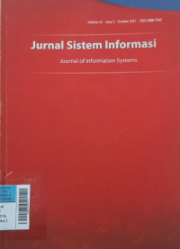 Image of Jurnal Sistem Informasi Oct2017 Vol.13/No2