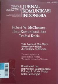 Jurnal Komunikasi Indonesia Okt2012 Vol.1/No.2