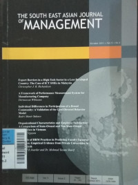 The South East Asian Journal of Management Oct2011 vol.5/no.2