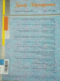 Jurnal Manajeman Feb2009 vol.13/no.1
