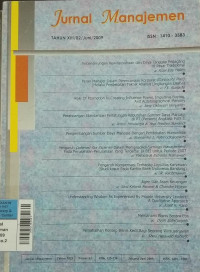 Jurnal Manajeman Jun2009 vol.13/no.2