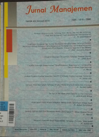 Jurnal Manajeman Jun2010 vol.14/no.2