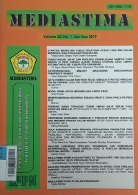 Jurnal Mediastima  Apr2019 Vol.25/No.1