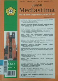 Jurnal Mediastima Apr2017 Vol.23/No.1
