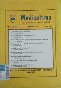 Jurnal Mediastima Juni2002 Vol.8/No.3