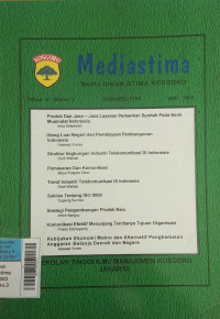 Jurnal Mediastima Juni2003 Vol.9/No.3