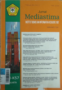 Jurnal Mediastima Mei2014 Vol.20/No.1