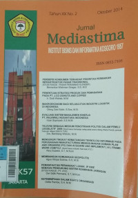 Jurnal mediastima Okt2014 Vol.20/No.2