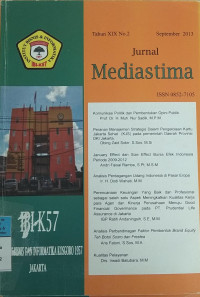 Jurnal Mediastima  Sep2013 Vol.19/No.2