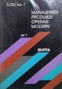Manajemen Produksi Operasi Modern