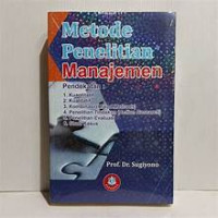 Image of Metode penelitian manajemen