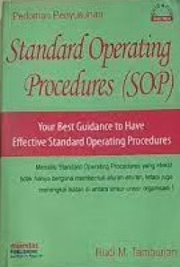 Pedoman Penyusunan Standard Operating Procedures (SOP)