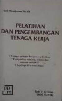 Pelatihan dan Pengembangan tenaga kerja