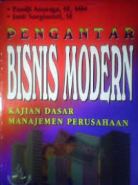 Pengantar BIsnis Modern