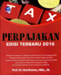 Perpajakan Edisi Terbaru 2016