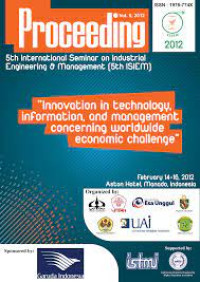 Proceeding 5th International Seminar on Industrial Engineering & management (5 th ISIEM)