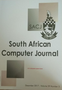 Image of Jurnal South African Computer Journal Des2017 Vol.29\No.3 1