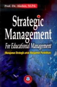 Strategic Management For Educational Management