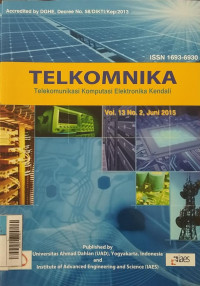 JURNAL TELKOMNIKA VOL 13 NO. 2 , JUNI 2015