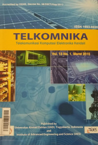 JURNAL TELKOMNIKA Mar 2015 vol.13/no.1