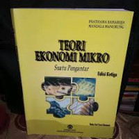 Teori Ekonomi Mikro: Suatu Pengantar