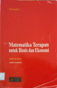 Matematika Terapan Untuk Bisnis dan Ekonomi cet 10