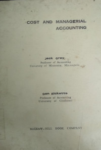 Cost and Managerial Accounting