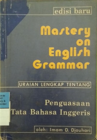 Mastery On English Grammar