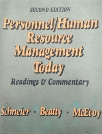 Personnel/Human Reource Management Today ; Reading & Commentary