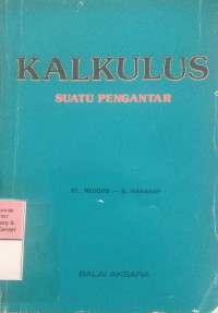 kalkulus Suatu Pengantar
