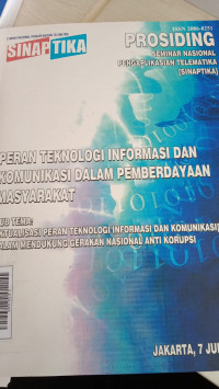 PERAN TEKNOLOGI INFORMASI DAN KOMUNIKASI DALAM PEMBERDAYAAN MASYARAKAT
