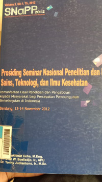 Prosiding Seminar Nasional Penelitian Dan PKM: Sains,Teknologi,dan Ilmu Kesehatan