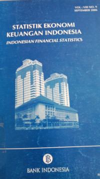 STATISTIK EKONOMI KEUANGAN INDONESIA