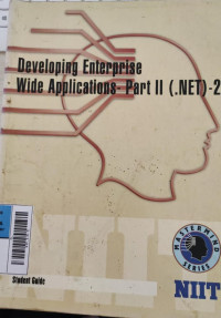 Developing Enterprise Wide Applications- Part II ( NET )- 2