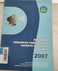Direktori Perguruan Tinggi Swasta Koperitis III
